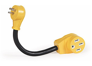 Camco - 15m/50f Amp 12in Powergrip Dogbone 125v/1875w Bilingual Csa - 55168