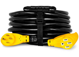 Camco - Powergrip  Ext Cord 50ft 50a 125250v/12500w 6/8ga(e/f)cetlus - 55199