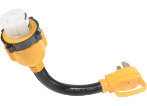 Camco - 50m Amp Std/50f Amp Locking Adapter Powergrip 18in - 55552