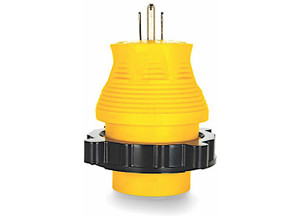 Camco - Locking Powergrip Adapter 515p X L530r (e/f) 15a Male30a Female - 55640