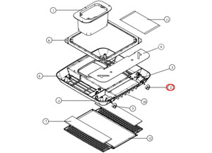 Coleman-Mach - Thermostat Knob For 9000 Series Heat/cool Ceiling Assemblies - 7330A3131