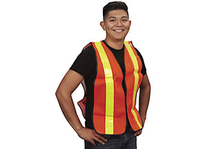 Cordova Consumer - Nonrated Vest Orange 2inch Yellow Prismatic Tape Hook & Loop Closure - SPV120L