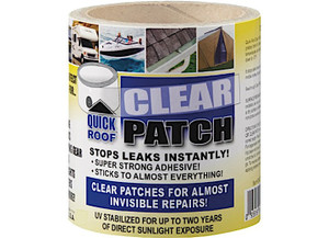 Cofair - 4in X 20ft Clear Patch For Almost Invisible Repairs - QRCP420