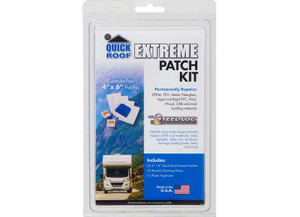 Cofair - Quick Roof Extreme Patch Kit  (4)4x6 Patchs (2)alcohol Pads & Plastic Applicator - UBE46KIT