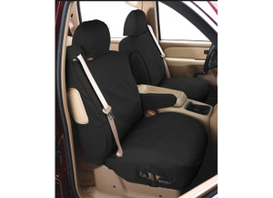 Covercraft - Polycotton Seatsaver Custom Front Row Seat Covers  Charcoal - SS2539PCCH