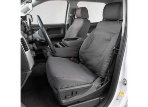 Covercraft - 24c Tacoma Front Buckets Polycotton Seatsaver Custom Seat Covers Grey - SS2615PCGY