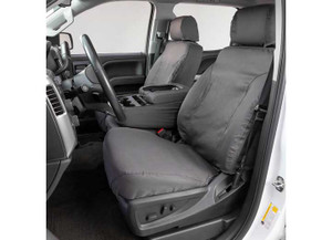 Covercraft - Polycotton Seatsaver Custom Front Row Seat Covers  Charcoal - SS3492PCCH