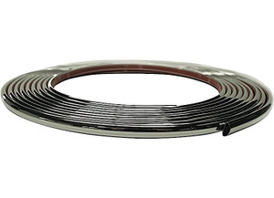 Cowles - Protektotrim Fender Trim3/8in Half Round20ft Kitchrome - 37-630