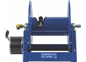 Cox Reels - 11254100e  Elec 12v Dc 1/3hp Motor Rewind Hose Reel: 1/2in Id 100ft Capacity Less Hose 3000 Psi - 1125-4-100-E