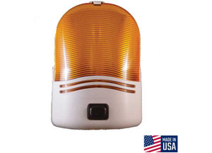 Creative Group - Omega Porch Light W/switch Amber Lens - CMD-007-30SAP
