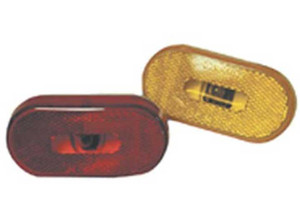 Creative Group - Clearance Light Replacement Lens Oval Red - CMD-89-121R