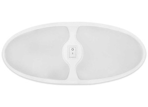 Creative Group - Led Rv Interior Double Pancake Light With Switch  Ultra Bright 3500k - DL-0016045CW-1PK