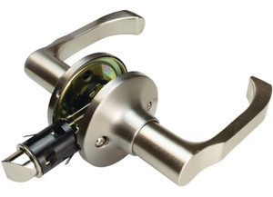 Creative Group - Lockset Lever #806 Passage Brushed Satin Nickel - LSL-806PS-BSN