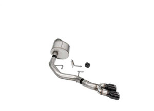 Corsa Exhaust - 21c F150 5.0l V8 3.0 Catback Exhaust System W/3.5 In Tips - 21141BLK