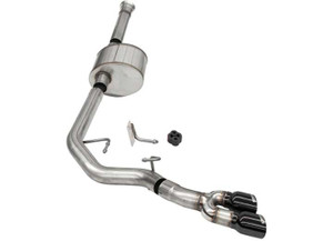 Corsa Exhaust - 21c F150 Catback Exhaust System W/ 3.5 In Tips - 21147BLK