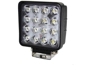 Custer - 48watt Flood Work Light 4.25in Square - WL48F-V2