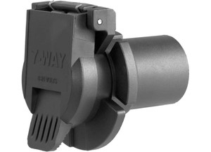 Curt - Replacement Oe 7 Way Rv Blade Socket  Twists Into Uscar - 56415