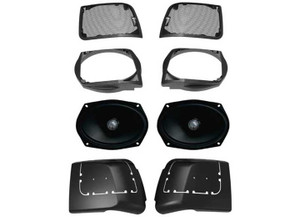 Cerwin Vega - 14+ Harley Davidson Cut In Lid Kit With St69cx2  2ohm - RPMST692LK