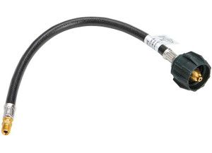 Dicor - Rv Type 1 Acme Nut Pigtail 1/4in I.d. Hose Type 1 Acme Nutx 1/4in Inverted Flare 15in - LP-PT15F