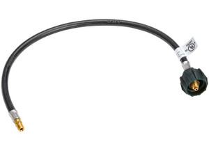 Dicor - Rv Type 1 Acme Nut Pigtail 1/4in I.d. Hose Type 1 Acme Nutx 1/4in Inverted Flare 24in - LP-PT24F