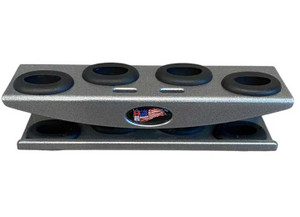 DD26 Fishing - Billet Aluminum 6 Tool Holder With 4 Slots For Pliers Or Scissors And 2 Spots F - 26TOOLHOLDERMED7