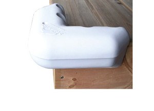 Dock Edge - Corner Bumper (1 Pc/pk) White - DE10571F