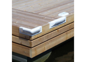 Dock Edge - Dock Bumper Corner Dockguard (1pc/pk) Wh - DE73103F