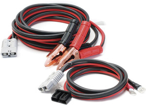 Deka Batteries - Plug Connector Booster Cable 5ft Connector/25ft Cable W/ Clamps 2 Gauge - 4665