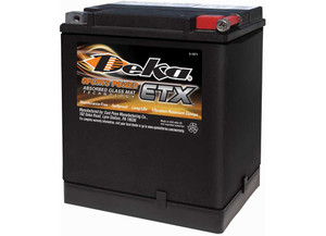 Deka Batteries - Powersports Agm 12v Battery 400 Cca Positive Left Hand Etx30la - ETX30LA