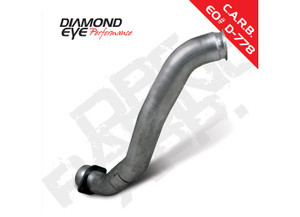 Diamond Eye Performance - Kit 4in Downpipe No Bungs W/flanges Ss Ford Auto Trans Only - 165102