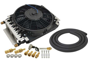 Derale - Electracool Remote Transmission Cooler Kit 16 Pass 8an Inlets - 15900