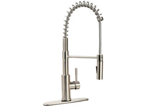 Dura Faucet - Streamline Coil Pulldown Rv Kitchen Faucet  Brushed Satin Nickel - DF-MK504SLK-SN