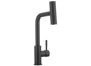 Dura Faucet - Rainfall Pulldown Rv Kitchen Faucet  Matte Black - DF-MK511X-MB