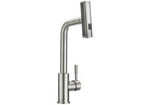 Dura Faucet - Rainfall Pulldown Rv Kitchen Faucet  Brushed Satin Nickel - DF-MK511X-SN