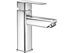 Dura Faucet - Modern Angular Rv Lavatory Faucet  Chrome - DF-ML803LQ-CP