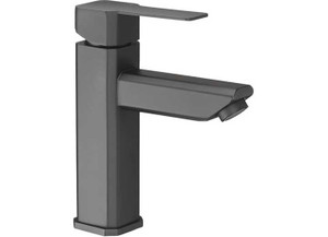 Dura Faucet - Modern Angular Rv Lavatory Faucet  Matte Black - DF-ML803LQ-MB