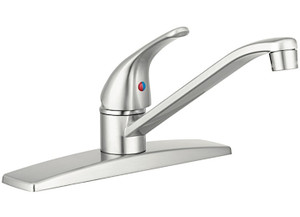 Dura Faucet - Single Lever Rv Kitchen Faucet  Brushed Satin Nickel - DF-NMK600-SN