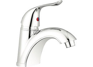 Dura Faucet - Heavy Duty Single Lever Arc Rv Lavatory Faucet  Chrome Polished - DF-NML202-CP