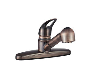Dura Faucet - Nonmetallic Pullout Rv Kitchen Faucet  Oil Rubbed Bronze - DF-PK100-ORB