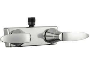 Dura Faucet - Elegant Rv Shower Faucetbrushed Satin Nickel - DF-SA100LH-SN