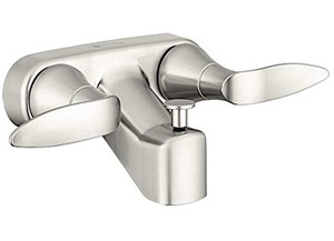 Dura Faucet - Elegant Rv Tub & Shower Diverter Faucetbrushed Satin Nickel - DF-SA110LH-SN