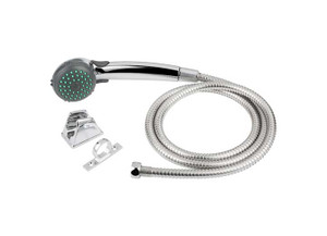 Dura Faucet - Rv Single Function Shower Wand & Hose Kit  Chrome Polished - DF-SA400K-CP