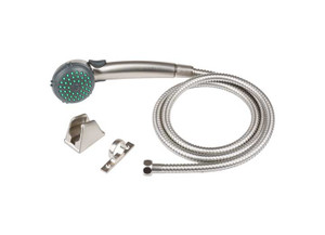 Dura Faucet - Rv Single Function Shower Wand & Hose Kit  Brushed Satin Nickel - DF-SA400K-SN