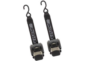Draw-Tite - F2 2500lb/833lb Retractable Transom Tie Downs Zinc - 2062000