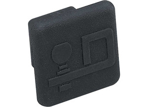 Draw-Tite - Class I & Ii 1  1/4in Rubber Hitch Cover W/draw Tite Logo - 2211
