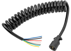 Draw-Tite - Coiled 7way 10ft Molded Trailer Connector - 54006-045