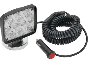 Draw-Tite - 5.5in X 4.3in Squared Led Work Light W/19ft Cord & Magnetic Base - 54209-018