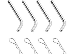 Draw-Tite - (4)replacement Hole Style Pins & (4)clips For Quick Install 5th Wheel Rails - 58467