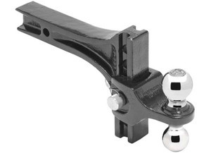 Draw-Tite - Cls Iii/iv Adjustable Dual Ball Mount W/2in/2 5/16in Chrome Balls - 63071