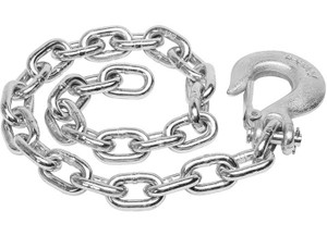 Draw-Tite - Safety Chain Class V 26400lb Gtw 35in 1/2in Proof Coil Grade 30 38/in Clevis Slip Hook W/latch - 63451